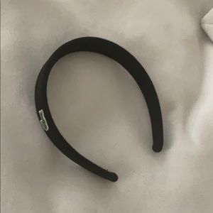 Lacoste Pique Headband Black